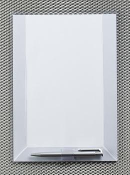 Preview: Magnethüllen vorne offen mit Stifthalter, DIN A4