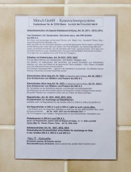 Klarsichttasche aus Hartplastik DIN A4