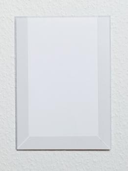 Preview: Plakattasche klebend vorne offen DIN A4 ohne Stifthalter