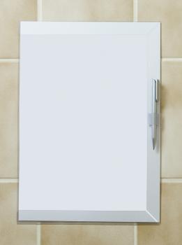 Preview: Plakattasche klebend vorne offen DIN A3 mit Stifthalter