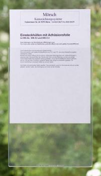 selbsthaftende Adhäsonsfolie Din A4