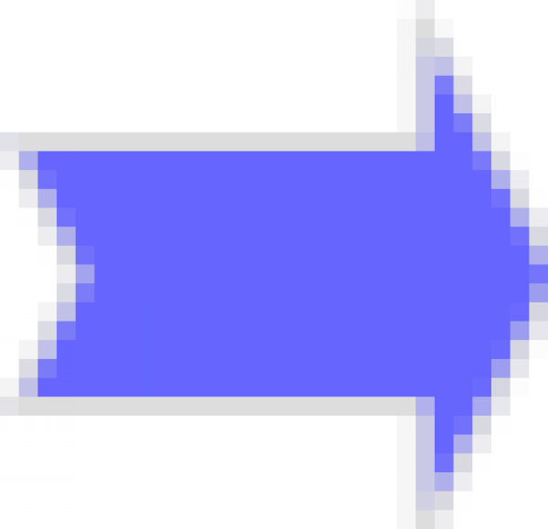 Pfeil blau