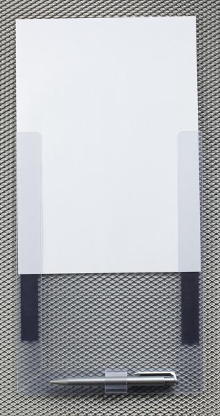 Magnethüllen vorne offen mit Stifthalter, DIN A4