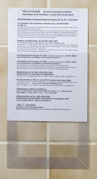 Klarsichttasche aus Hartplastik DIN A3