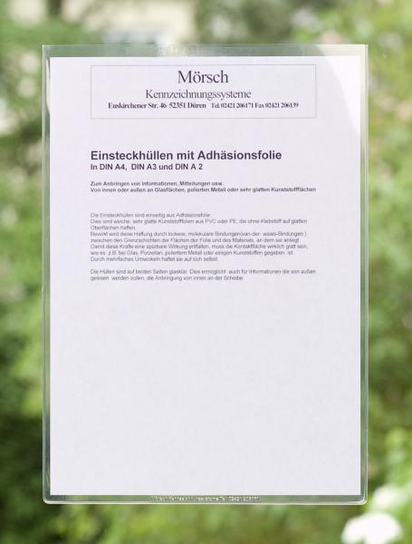 selbsthaftende Adhäsonsfolie Din A4